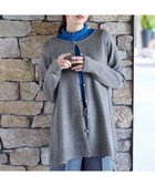 【ティアクラッセ/Tiaclasse】の【洗える】ラウンドネックミドル丈ニットカーディガン チャコールグレー|ID: prp329100004472934 ipo3291000000032668820