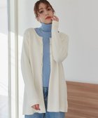 【ティアクラッセ/Tiaclasse】の【洗える】ラウンドネックミドル丈ニットカーディガン オフホワイト|ID: prp329100004472934 ipo3291000000035570713