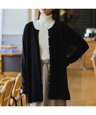 【ティアクラッセ/Tiaclasse】の【洗える】ラウンドネックミドル丈ニットカーディガン ブラック|ID: prp329100004472934 ipo3291000000035570728