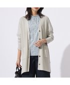 【ジェイ プレス/J.PRESS】の【洗える】COTTON MODAL Vネック カーディガン グレージュ系|ID: prp329100004472954 ipo3291000000031903413