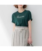 【23区/NIJYUSANKU】のFOLKLORE ロゴTシャツ 人気、トレンドファッション・服の通販 founy(ファニー) ファッション Fashion レディースファッション WOMEN トップス・カットソー Tops/Tshirt シャツ/ブラウス Shirts/Blouses ロング / Tシャツ T-Shirts カットソー Cut and Sewn 春 Spring カットソー Cut And Sew モチーフ Motif S/S・春夏 Ss・Spring/Summer 再入荷 Restock/Back In Stock/Re Arrival 夏 Summer 2024年 2024 2024春夏・S/S Ss,Spring/Summer,2024 エレガント 上品 Elegant thumbnail ダークグリーン系|ID: prp329100004473126 ipo3291000000031580142