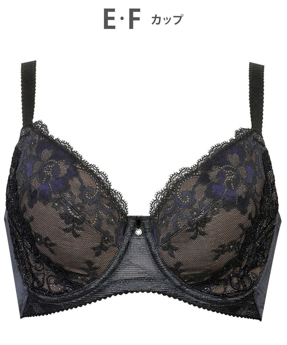 【ウィング/Wing】のブラジャー Wing Lesiage バストを小さく見せる 脇すっきり フルカップブラ 【6000シリーズ】 小さく見せるブラ PB6001 ウイング/ワコール インテリア・キッズ・メンズ・レディースファッション・服の通販 founy(ファニー) 　ファッション　Fashion　レディースファッション　Fashion for Women　アンダー　Underwear Essentials　クラシカル　Classical, Vintage-Inspired　コンパクト　Compact, Small Size　ストレッチ　Stretch, Stretchy Fabric　フラット　Flat, Flat Shoes　ブラジャー　Bra, Lingerie　モチーフ　Motif, Design Theme　レース　Lace, Lace Fabric　ワイヤー　Wire, Wired Bra　ダークブラウン|ID: prp329100004473295 ipo3291000000033309928