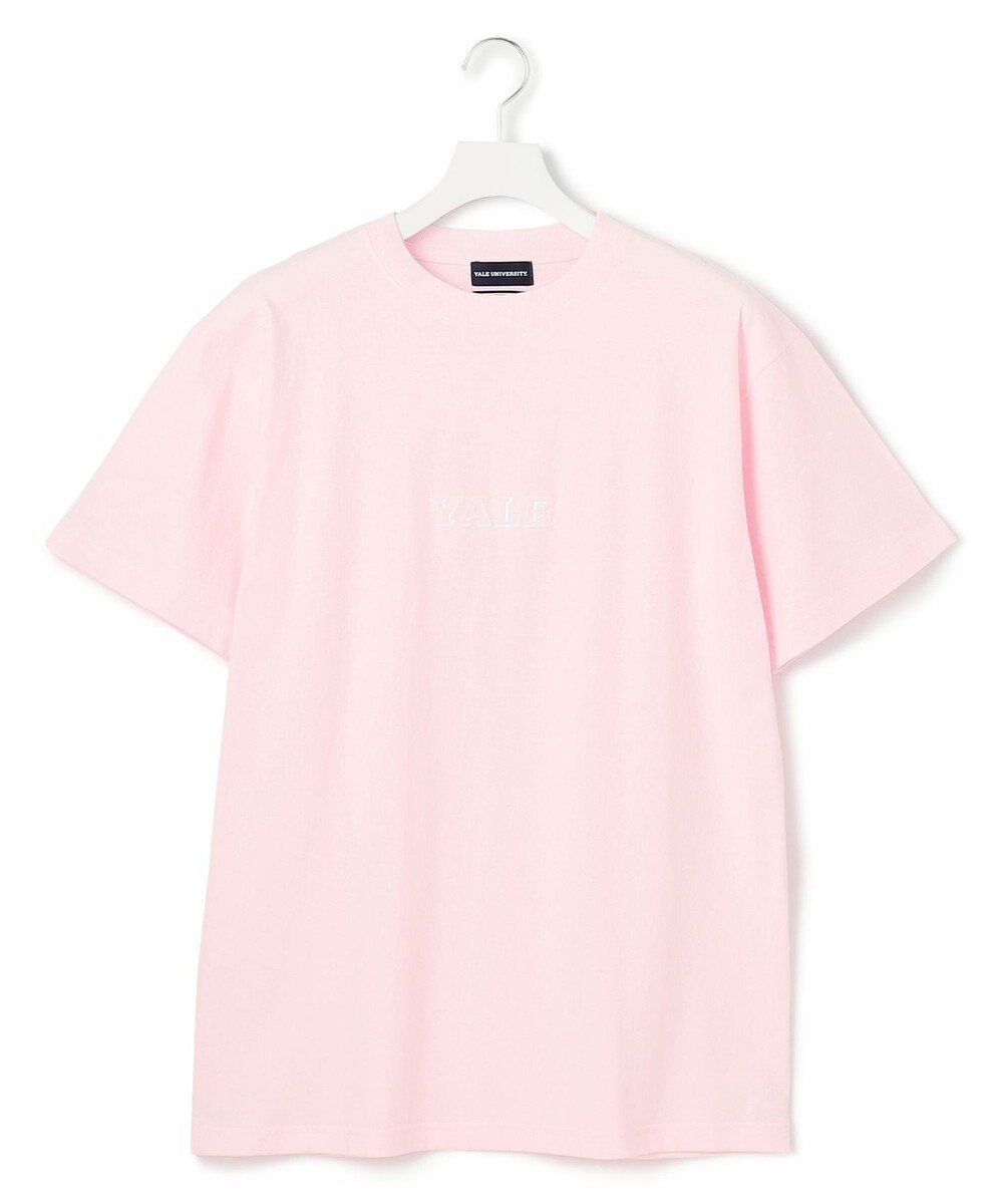 【ジェイプレスヨークストリート/J.PRESS YORK STREET】の【UNISEX】YALEセンターロゴ Tシャツ インテリア・キッズ・メンズ・レディースファッション・服の通販 founy(ファニー) 　ファッション　Fashion　レディースファッション　WOMEN　トップス・カットソー　Tops/Tshirt　シャツ/ブラウス　Shirts/Blouses　ロング / Tシャツ　T-Shirts　カットソー　Cut and Sewn　ユニセックス　Unisex　おすすめ　Recommend　アメリカン　American　インナー　Inner　カットソー　Cut And Sew　コラボ　Collaboration　センター　Center　人気　Popularity　夏　Summer　春　Spring　S/S・春夏　Ss・Spring/Summer　ピンク系|ID: prp329100004473343 ipo3291000000031973735
