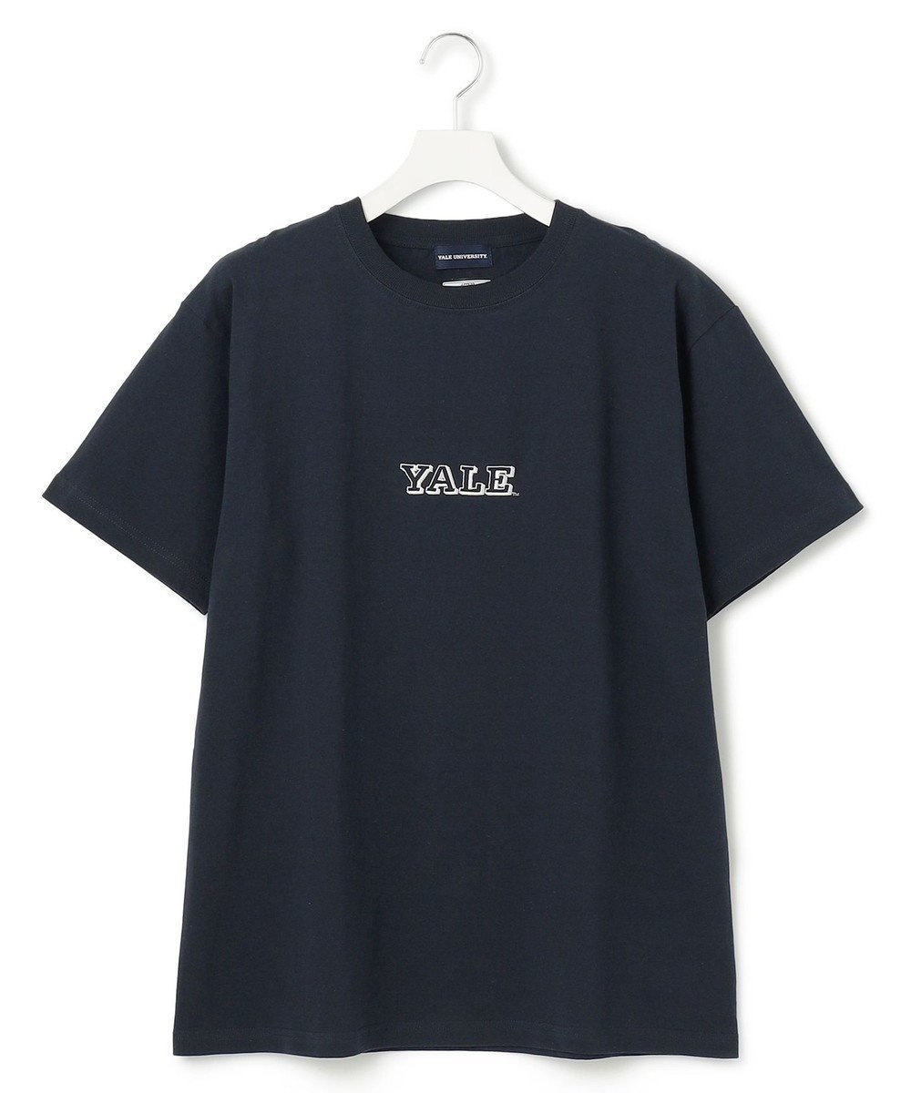 【ジェイプレスヨークストリート/J.PRESS YORK STREET】の【UNISEX】YALEセンターロゴ Tシャツ インテリア・キッズ・メンズ・レディースファッション・服の通販 founy(ファニー) 　ファッション　Fashion　レディースファッション　WOMEN　トップス・カットソー　Tops/Tshirt　シャツ/ブラウス　Shirts/Blouses　ロング / Tシャツ　T-Shirts　カットソー　Cut and Sewn　ユニセックス　Unisex　おすすめ　Recommend　アメリカン　American　インナー　Inner　カットソー　Cut And Sew　コラボ　Collaboration　センター　Center　人気　Popularity　夏　Summer　春　Spring　S/S・春夏　Ss・Spring/Summer　ネイビー系|ID: prp329100004473343 ipo3291000000031973737