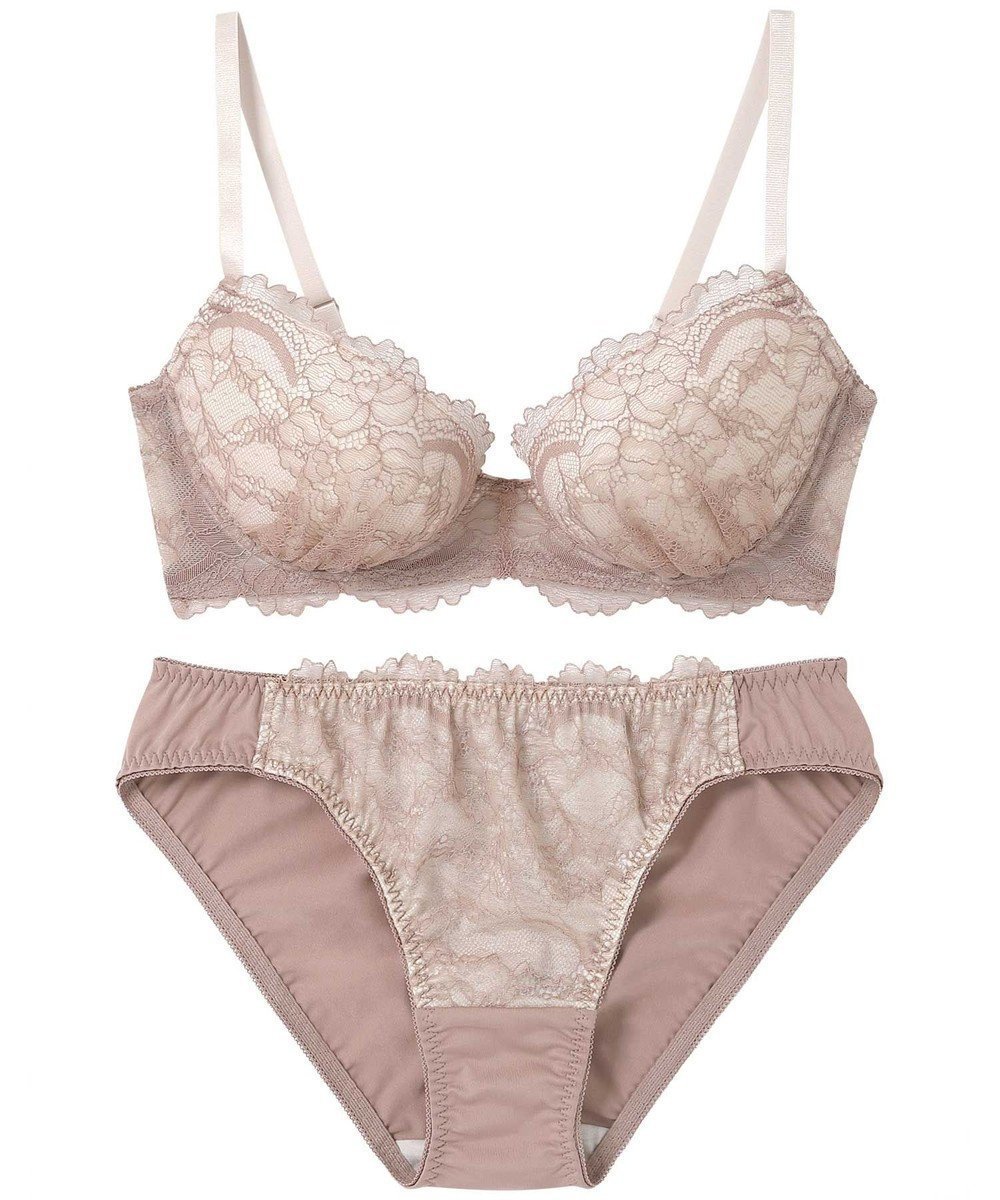 【アンフィ/AMPHI】のブラジャー ショーツセット まる胸メイク 推し活・推し事応援 Aカップあり 【ブラショーツセット】 上下セット ブラ BBJ201 アンフィ/ワコール インテリア・キッズ・メンズ・レディースファッション・服の通販 founy(ファニー) 　ファッション　Fashion　レディースファッション　Fashion for Women　アンダー　Underwear Essentials　ショーツ　Shorts, Short Pants　シンプル　Simple, Minimal　トレンド　Trend, Trending Now　フロント　Front, Front Design　ブラジャー　Bra, Lingerie　ベーシック　Basic, Essential　ラッセル　Raschel, Raschel Lace　ラップ　Wrap, Wrap Design　レース　Lace, Lace Fabric　ワイヤー　Wire, Wired Bra　おすすめ　Recommended / Our Picks　ベージュ|ID: prp329100004473548 ipo3291000000036311847