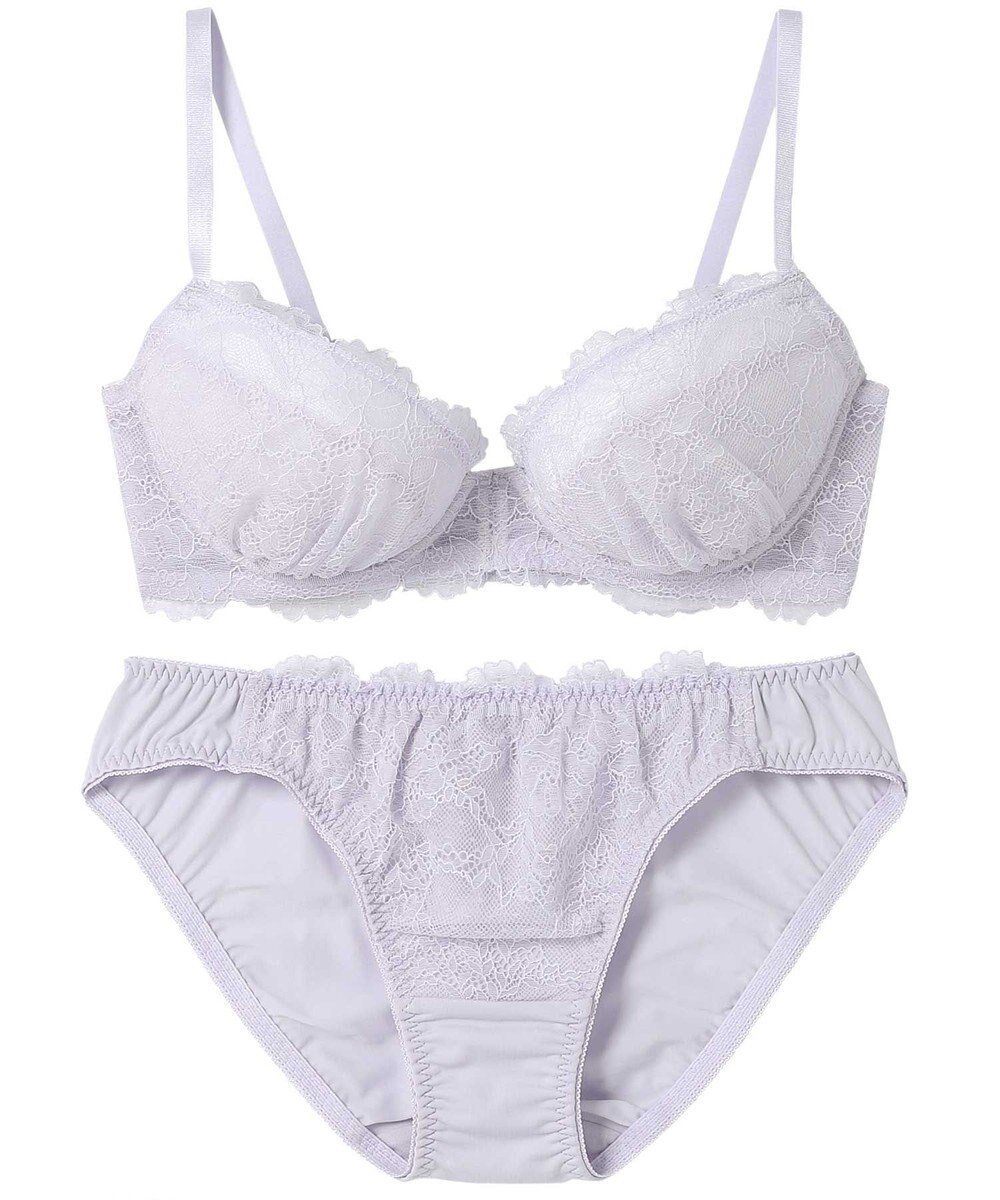 【アンフィ/AMPHI】のブラジャー ショーツセット まる胸メイク 推し活・推し事応援 Aカップあり 【ブラショーツセット】 上下セット ブラ BBJ201 アンフィ/ワコール インテリア・キッズ・メンズ・レディースファッション・服の通販 founy(ファニー) 　ファッション　Fashion　レディースファッション　Fashion for Women　アンダー　Underwear Essentials　ショーツ　Shorts, Short Pants　シンプル　Simple, Minimal　トレンド　Trend, Trending Now　フロント　Front, Front Design　ブラジャー　Bra, Lingerie　ベーシック　Basic, Essential　ラッセル　Raschel, Raschel Lace　ラップ　Wrap, Wrap Design　レース　Lace, Lace Fabric　ワイヤー　Wire, Wired Bra　おすすめ　Recommended / Our Picks　パープル|ID: prp329100004473548 ipo3291000000036311848