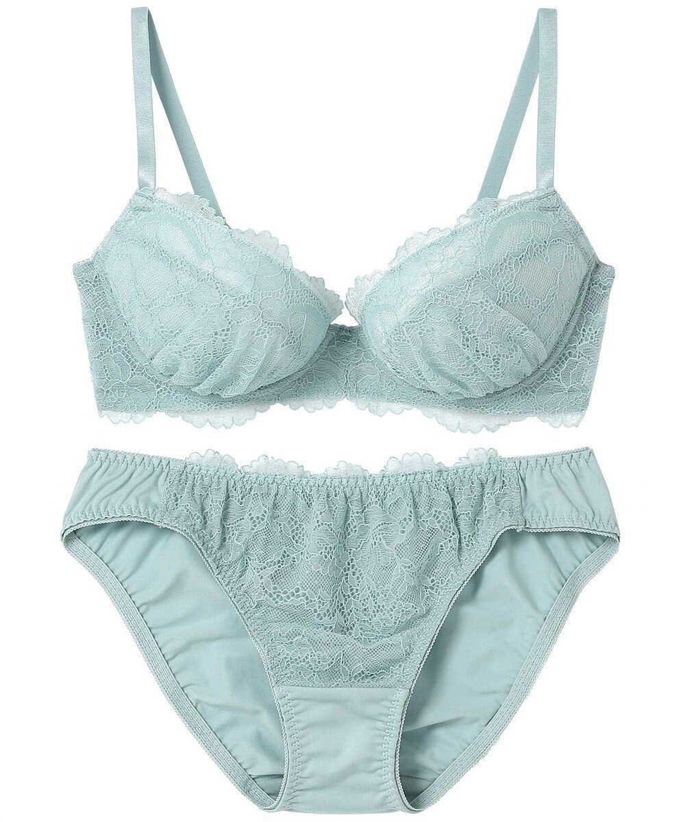 【アンフィ/AMPHI】のブラジャー ショーツセット まる胸メイク 推し活・推し事応援 Aカップあり 【ブラショーツセット】 上下セット ブラ BBJ201 アンフィ/ワコール インテリア・キッズ・メンズ・レディースファッション・服の通販 founy(ファニー) 　ファッション　Fashion　レディースファッション　Fashion for Women　アンダー　Underwear Essentials　ショーツ　Shorts, Short Pants　シンプル　Simple, Minimal　トレンド　Trend, Trending Now　フロント　Front, Front Design　ブラジャー　Bra, Lingerie　ベーシック　Basic, Essential　ラッセル　Raschel, Raschel Lace　ラップ　Wrap, Wrap Design　レース　Lace, Lace Fabric　ワイヤー　Wire, Wired Bra　おすすめ　Recommended / Our Picks　グリーン|ID: prp329100004473548 ipo3291000000036311853