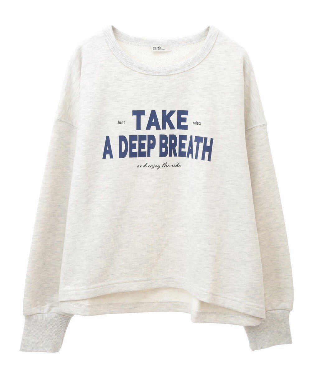 【アースミュージックアンドエコロジー/earth music&ecology】のアソートロゴスウェット インテリア・キッズ・メンズ・レディースファッション・服の通販 founy(ファニー) 　ファッション　Fashion　レディースファッション　WOMEN　トップス・カットソー　Tops/Tshirt　パーカ　Sweats　スウェット　Sweat　おすすめ　Recommend　インナー　Inner　コンパクト　Compact　スウェット　Sweat　ポケット　Pocket　人気　Popularity　再入荷　Restock/Back In Stock/Re Arrival　夏　Summer　定番　Standard　春　Spring　S/S・春夏　Ss・Spring/Summer　Oatmeal|ID: prp329100004473617 ipo3291000000031930654