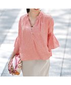 【23区/NIJYUSANKU】の【洗える】LIBECO タックスリーブ シャツ トマトストライプ|ID:prp329100004473705