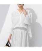 【23区/NIJYUSANKU】の【洗える】LIBECO タックスリーブ シャツ ホワイト|ID:prp329100004473705
