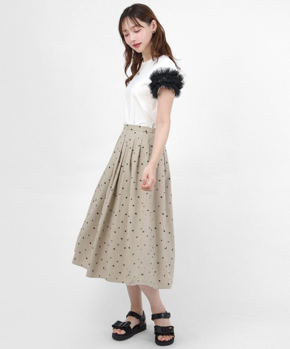 【トッカ/TOCCA】の【洗える・接触冷感】IN MY HEART スカート インテリア・キッズ・メンズ・レディースファッション・服の通販 founy(ファニー) 　ファッション　Fashion　レディースファッション　Fashion for Women　スカート　Skirts　洗える　Machine Washable　今季　This Season, Current Season　サッカー　Seersucker, Summer Fabric　ストレッチ　Stretch, Stretchy Fabric　トレンド　Trend, Trending Now　ドレス　Dress, One-Piece　フィット　Fit, Slim Fit　フェミニン　Feminine, Girly　A/W・秋冬　Autumn/Winter　S/S・春夏　SS, Spring/Summer, Warm Season　おすすめ　Recommended / Our Picks　夏　Summer　2025年　2025　2025春夏・S/S　Spring/Summer 2025 SS25　ブラウン系7|ID: prp329100004473734 ipo3291000000034093092