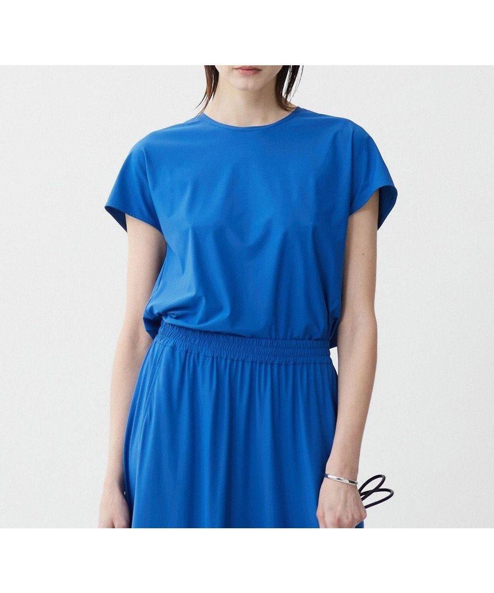 【アイシービー/iCB】の【WEB限定・接触冷感・UVカット・速乾】マットスキューバ 半袖プルオーバー インテリア・キッズ・メンズ・レディースファッション・服の通販 founy(ファニー) ファッション Fashion レディースファッション Fashion for Women トップス・カットソー Cut & Sew Tops シャツ・ブラウス・オフィスカジュアル Elegant Blouses & Button-Ups ロングTシャツ・Tシャツ Longline T-Shirts & Tees カジュアルプルオーバー・ニットトップス Pullovers & Knit Tops / Casual Pullovers カットソー・ベーシックTシャツ Cut-and-Sewn Tops / Stretch Tees & Basics インナー Innerwear 春 Spring カットソー Cut and Sewn Top シンプル Simple, Minimal ジャケット Jacket, Outerwear ストレッチ Stretch, Stretchy Fabric セットアップ Set-Up, Coordinated Outfit ドレープ Drape, Draping Fabric パターン Pattern, Design Print 半袖 Short Sleeve, Half Sleeve 羽織 Haori, Light Jacket S/S・春夏 SS, Spring/Summer, Warm Season 夏 Summer 旅行 Travel 2025年 2025 2025春夏・S/S Spring/Summer 2025 SS25 ラピスラズリ系|ID: prp329100004473770 ipo3291000000033206461