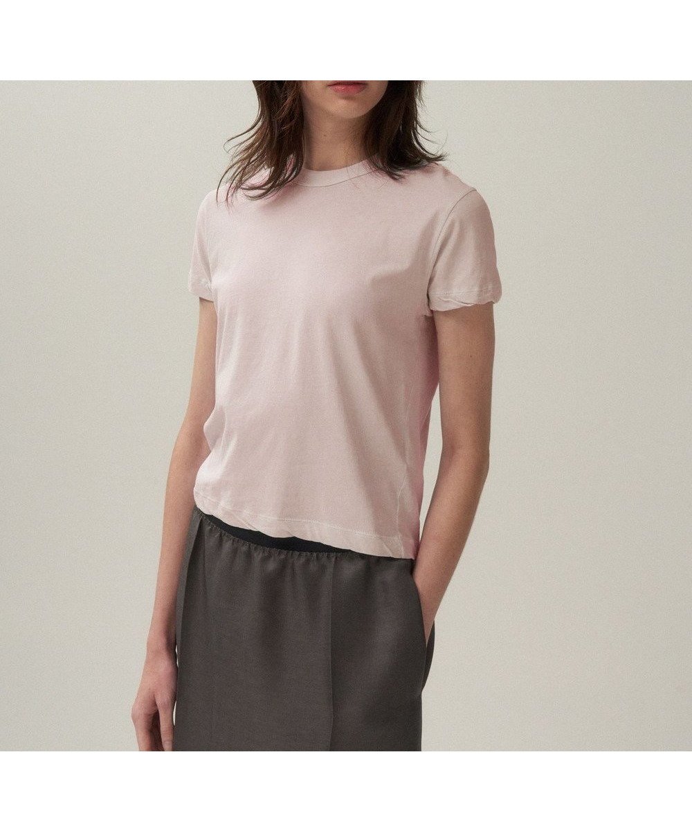 【エイトン/ATON】のFRESCA SINGLE JERSEY コンパクトTシャツ インテリア・キッズ・メンズ・レディースファッション・服の通販 founy(ファニー) 　ファッション　Fashion　レディースファッション　WOMEN　トップス・カットソー　Tops/Tshirt　シャツ/ブラウス　Shirts/Blouses　ロング / Tシャツ　T-Shirts　カットソー　Cut and Sewn　インド　India　春　Spring　カットソー　Cut And Sew　コンパクト　Compact　サマー　Summer　スタンダード　Standard　タンク　Tank　S/S・春夏　Ss・Spring/Summer　夏　Summer　PINK|ID: prp329100004473785 ipo3291000000031579969