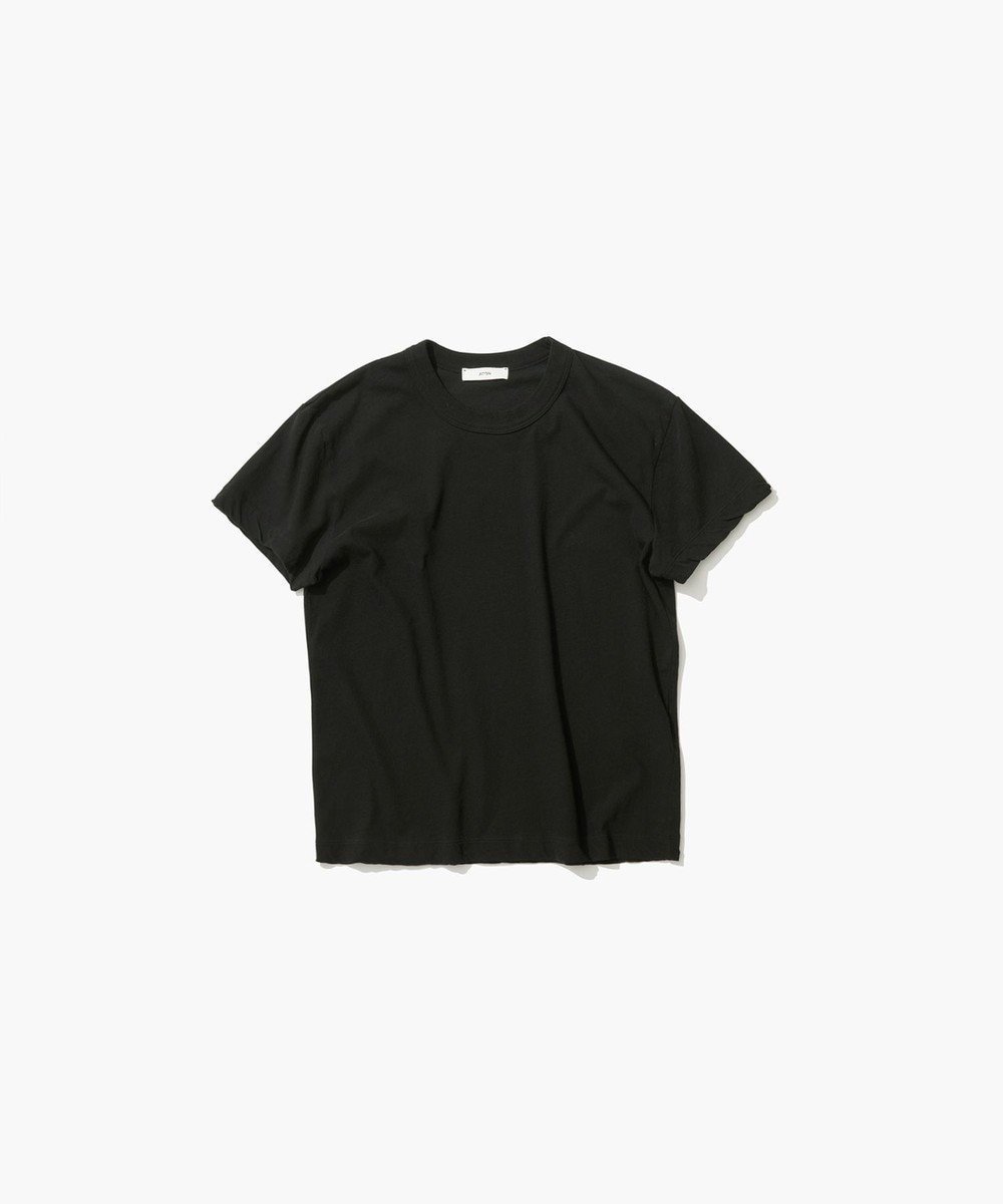 【エイトン/ATON】のFRESCA SINGLE JERSEY コンパクトTシャツ インテリア・キッズ・メンズ・レディースファッション・服の通販 founy(ファニー) 　ファッション　Fashion　レディースファッション　WOMEN　トップス・カットソー　Tops/Tshirt　シャツ/ブラウス　Shirts/Blouses　ロング / Tシャツ　T-Shirts　カットソー　Cut and Sewn　インド　India　春　Spring　カットソー　Cut And Sew　コンパクト　Compact　サマー　Summer　スタンダード　Standard　タンク　Tank　S/S・春夏　Ss・Spring/Summer　夏　Summer　BLACK|ID: prp329100004473785 ipo3291000000031579972