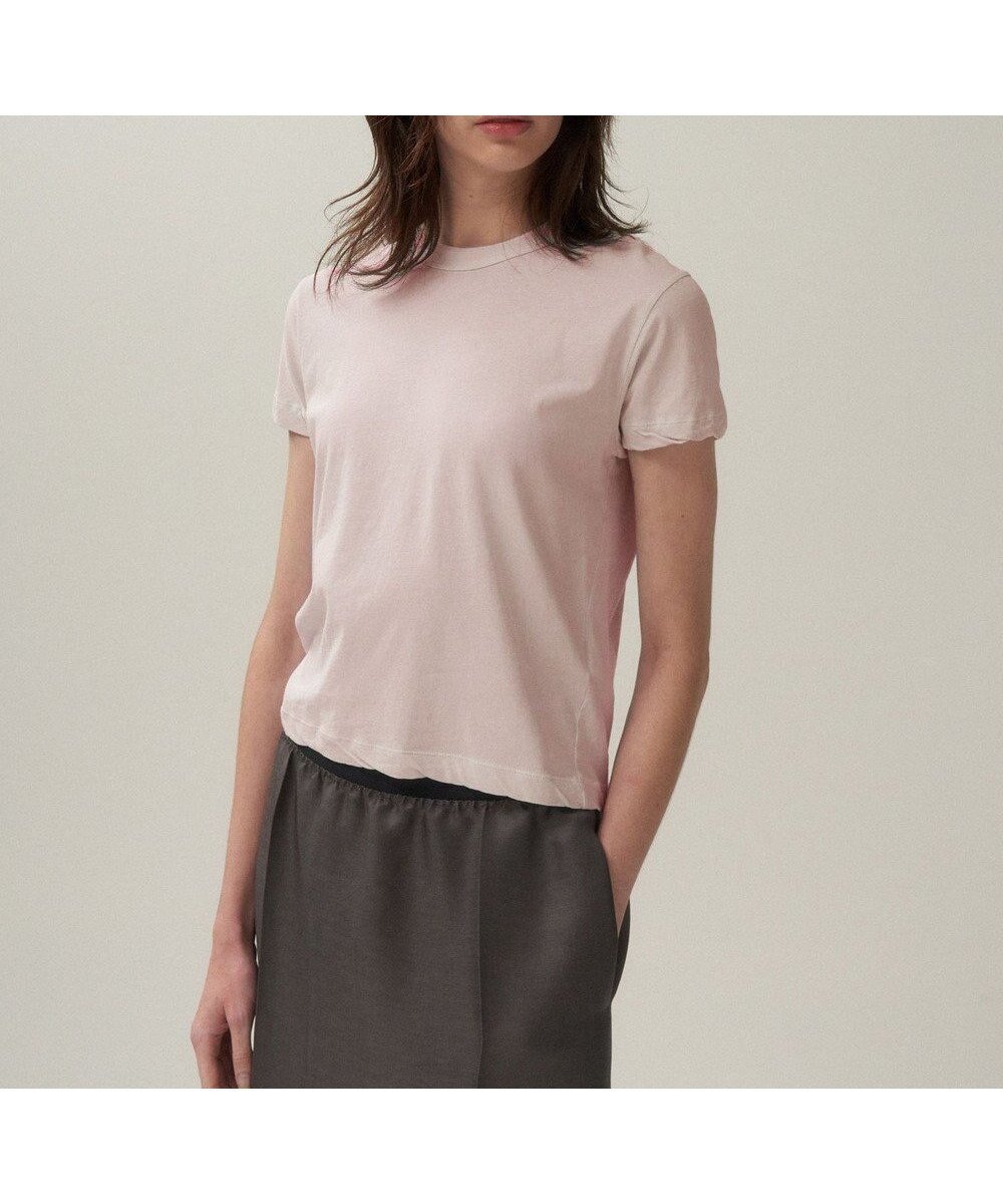 【エイトン/ATON】のFRESCA SINGLE JERSEY コンパクトTシャツ インテリア・キッズ・メンズ・レディースファッション・服の通販 founy(ファニー) 　ファッション　Fashion　レディースファッション　Fashion for Women　トップス・カットソー　Cut & Sew Tops　シャツ・ブラウス・オフィスカジュアル　Elegant Blouses & Button-Ups　ロングTシャツ・Tシャツ　Longline T-Shirts & Tees　カットソー・ベーシックTシャツ　Cut-and-Sewn Tops / Stretch Tees & Basics　インド　Indian Textile　春　Spring　カットソー　Cut and Sewn Top　コンパクト　Compact, Small Size　サマー　Summer, Summer Style　スタンダード　Standard, Basic　タンク　Tank Top, Sleeveless Top　S/S・春夏　SS, Spring/Summer, Warm Season　夏　Summer　PINK|ID: prp329100004473785 ipo3291000000033330993