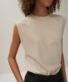 【エイトン/ATON】のFRESCA SINGLE JERSEY タンクトップ BEIGE|ID: prp329100004473791 ipo3291000000031523525