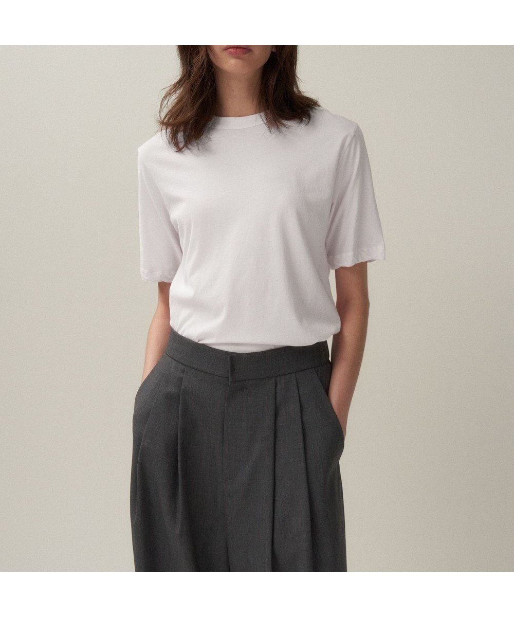 【エイトン/ATON】のFRESCA SINGLE JERSEY スタンダードTシャツ 人気、トレンドファッション・服の通販 founy(ファニー) 　ファッション　Fashion　レディースファッション　WOMEN　トップス・カットソー　Tops/Tshirt　シャツ/ブラウス　Shirts/Blouses　ロング / Tシャツ　T-Shirts　カットソー　Cut and Sewn　インド　India　インナー　Inner　春　Spring　カットソー　Cut And Sew　コンパクト　Compact　サマー　Summer　スタンダード　Standard　タンク　Tank　レギュラー　Regular　S/S・春夏　Ss・Spring/Summer　夏　Summer　 other-1|ID: prp329100004473795 ipo3291000000032039836