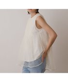 【グレース コンチネンタル/GRACE CONTINENTAL】のシアージャガードカットトップ ホワイト|ID: prp329100004473891 ipo3291000000031834779