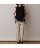 【グレース コンチネンタル/GRACE CONTINENTAL】のシアージャガードカットトップ ブラック|ID: prp329100004473891 ipo3291000000031834781