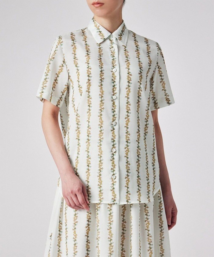【ポール スミス/Paul Smith】のInfloressence 半袖シャツ インテリア・キッズ・メンズ・レディースファッション・服の通販 founy(ファニー) https://founy.com/ ファッション Fashion レディースファッション WOMEN トップス・カットソー Tops/Tshirt シャツ/ブラウス Shirts/Blouses おすすめ Recommend ギャザー Gather シアー Sheer プリント Print 半袖 Short Sleeve 夏 Summer 春 Spring S/S・春夏 Ss・Spring/Summer |ID: prp329100004473919 ipo3291000000031834014