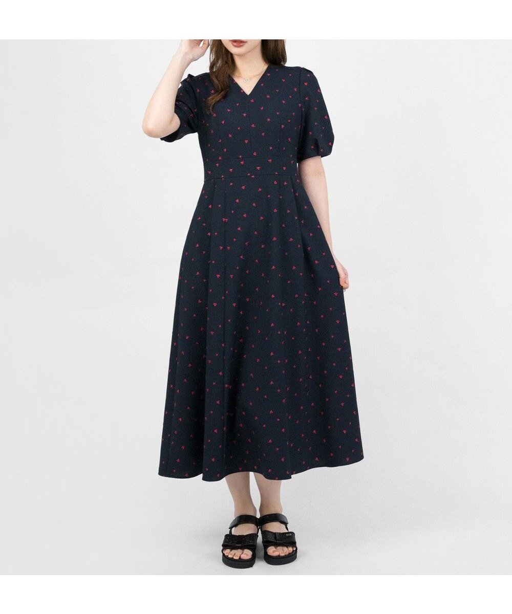 【トッカ/TOCCA】の【星風まどかコラボ・大好評につき追加生産!】IN MY HEART ドレス インテリア・キッズ・メンズ・レディースファッション・服の通販 founy(ファニー) 　ファッション　Fashion　レディースファッション　Fashion for Women　ワンピース　Dresses　フォーマル・パーティードレス・結婚式用ドレス　Elegant & Casual Dresses　今季　This Season, Current Season　サッカー　Seersucker, Summer Fabric　ストレッチ　Stretch, Stretchy Fabric　トレンド　Trend, Trending Now　ドレス　Dress, One-Piece　フェミニン　Feminine, Girly　A/W・秋冬　Autumn/Winter　S/S・春夏　SS, Spring/Summer, Warm Season　おすすめ　Recommended / Our Picks　夏　Summer　2025年　2025　2025春夏・S/S　Spring/Summer 2025 SS25　ネイビー系7|ID: prp329100004473976 ipo3291000000034160136