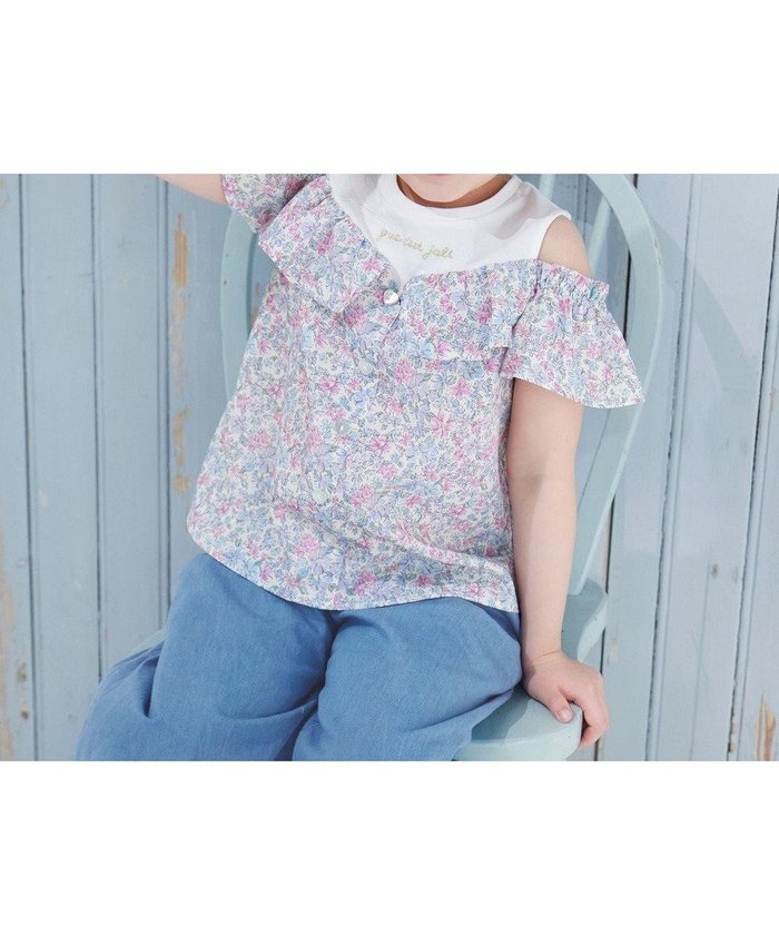 【エニィ/ANY / KIDS】のオフショルダー フリル ブラウス インテリア・キッズ・メンズ・レディースファッション・服の通販 founy(ファニー) https://founy.com/ ファッション Fashion キッズファッション Fashion for Kids トップス・カットソー Cut & Sew Tops 春 Spring ショート Short, Short Length セットアップ Set-Up, Coordinated Outfit フリル Frill, Ruffle ポケット Pocket, Pocket Detail ラベンダー Lavender S/S・春夏 SS, Spring/Summer, Warm Season おすすめ Recommended / Our Picks 夏 Summer |ID: prp329100004475259 ipo3291000000034594893