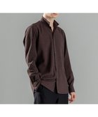 【ジョゼフ オム/JOSEPH HOMME / MEN】の新素材【シワになりにくい】テクノボイルストレッチ ウイングカラーシャツ ダークブラウン系|ID: prp329100004475263 ipo3291000000031941499