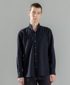 【ジョゼフ オム/JOSEPH HOMME / MEN】の新素材【シワになりにくい】テクノボイルストレッチ ウイングカラーシャツ ネイビー系|ID: prp329100004475263 ipo3291000000031941500