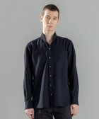 【ジョゼフ オム/JOSEPH HOMME / MEN】の新素材【シワになりにくい】テクノボイルストレッチ ウイングカラーシャツ ネイビー系|ID: prp329100004475263 ipo3291000000034210237