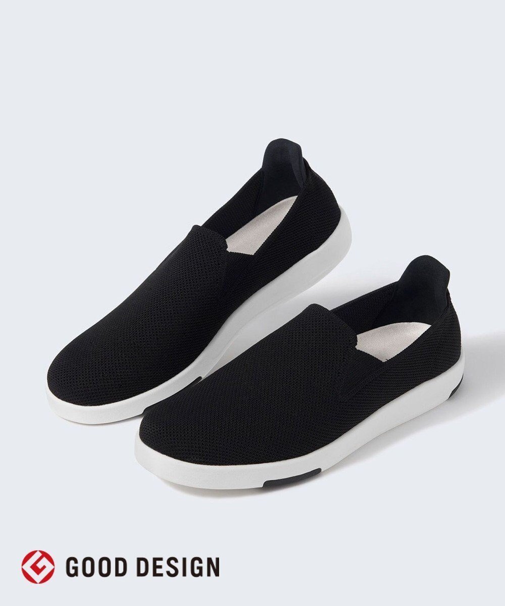 【ステッピ/steppi / MEN】の【撥水/抗菌防臭】多機能ニットシューズ(メンズ向け) インテリア・キッズ・メンズ・レディースファッション・服の通販 founy(ファニー) 　ファッション　Fashion　メンズファッション　MEN　シューズ・靴　Shoes/Men　スニーカー　Sneakers　インソール　Insole　洗える　Washable　クッション　Cushion　抗菌　Antibacterial　軽量　Lightweight　シューズ　Shoes　シンプル　Simple　スニーカー　Sneakers　ソックス　Socks　ハーフ　Half　バランス　Balance　フィット　Fit　フォルム　Form　メンズ　Mens　ランニング　Running　おすすめ　Recommend　夏　Summer　ブラック×ホワイト|ID: prp329100004475265 ipo3291000000031552432