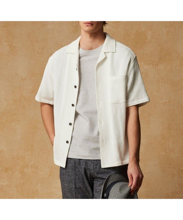 【ジョセフ アブード/JOSEPH ABBOUD / MEN】の【JAPANファブリック・ストレッチ】ラッセルメッシュ 半袖シャツ インテリア・キッズ・メンズ・レディースファッション・服の通販 founy(ファニー) https://founy.com/ ファッション Fashion メンズファッション Men's Style Online トップス・カットソー Tops/Tshirt/Men シャツ Shirts インナー Inner 春 Spring スタイリッシュ Stylish ストレッチ Stretch 半袖 Short Sleeve メッシュ Mesh ラッセル Russell S/S・春夏 Ss・Spring/Summer 夏 Summer |ID: prp329100004475267 ipo3291000000032634764