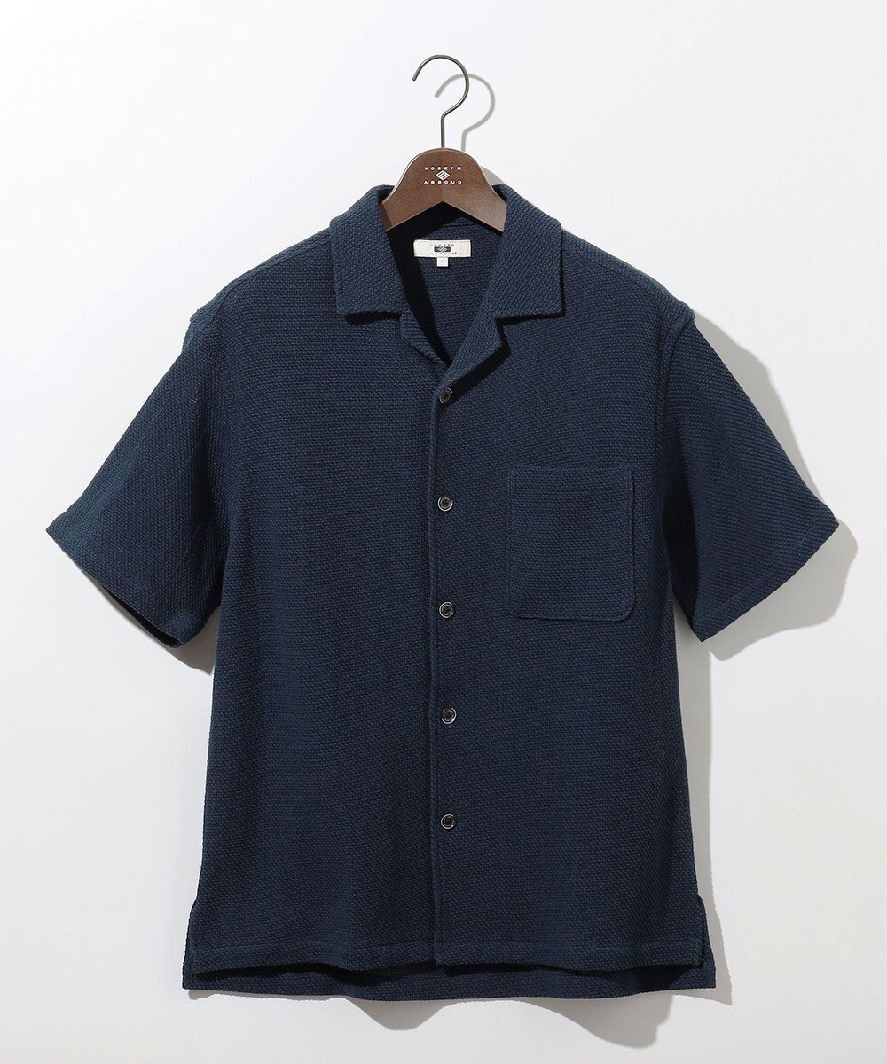 【ジョセフ アブード/JOSEPH ABBOUD / MEN】の【JAPANファブリック・ストレッチ】ラッセルメッシュ 半袖シャツ インテリア・キッズ・メンズ・レディースファッション・服の通販 founy(ファニー) 　ファッション　Fashion　メンズファッション　Men's Style Online　トップス・カットソー　Tops/Tshirt/Men　シャツ　Shirts　インナー　Inner　春　Spring　スタイリッシュ　Stylish　ストレッチ　Stretch　半袖　Short Sleeve　メッシュ　Mesh　ラッセル　Russell　S/S・春夏　Ss・Spring/Summer　夏　Summer　ネイビー系|ID: prp329100004475267 ipo3291000000032634767