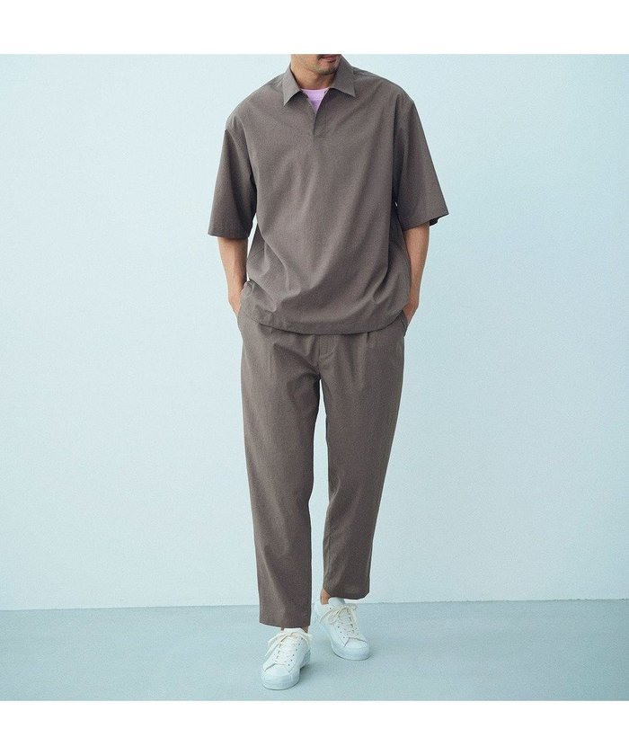 【アンフィーロ/UNFILO / MEN】の【接触冷感/吸水速乾/抗菌防臭/UVカット】TENNEN TOUCH タックパンツ インテリア・キッズ・メンズ・レディースファッション・服の通販 founy(ファニー) https://founy.com/ ファッション Fashion メンズファッション Fashion for Men ボトムス Bottoms 春 Spring 吸水 Absorbent, Quick-Dry 抗菌 Antibacterial, Bacteria-Resistant ポケット Pocket, Pocket Detail ポロシャツ Polo Shirt, Collared Tee ループ Loop, Loop Knit S/S・春夏 SS, Spring/Summer, Warm Season 夏 Summer |ID: prp329100004475271 ipo3291000000032550349
