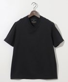 【ジョセフ アブード/JOSEPH ABBOUD / MEN】の【オーガニックコットン使用・日本素材・日本縫製】】JOEコットンサッカー Vネック Tシャツ ブラック系|ID: prp329100004475272 ipo3291000000031671790