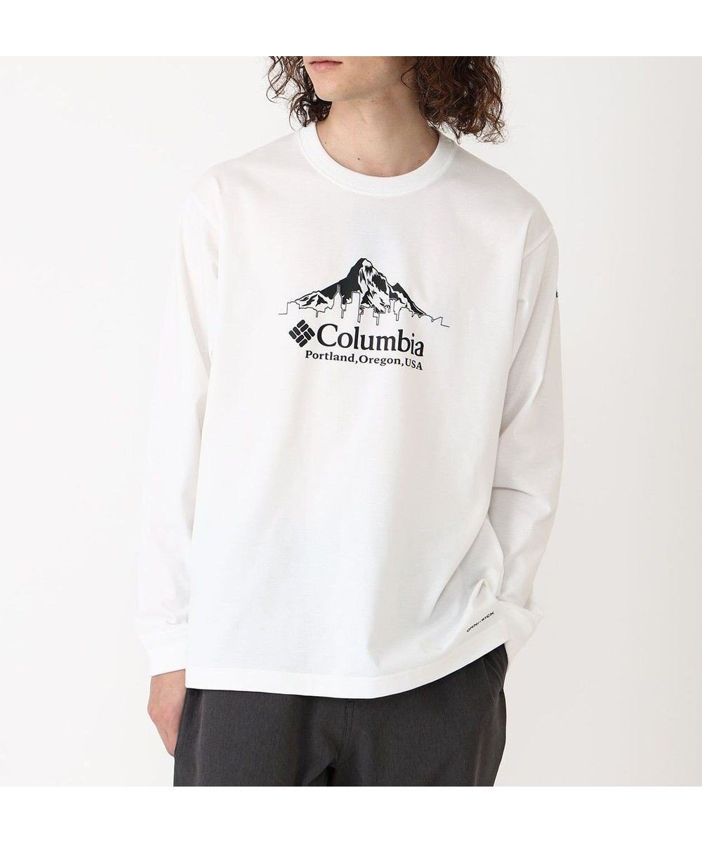 【コロンビア/Columbia / MEN】のColumbia/ アーバンハイクグラフィックロングスリーブTシャツ /コロンビア インテリア・キッズ・メンズ・レディースファッション・服の通販 founy(ファニー) 　ファッション　Fashion　メンズファッション　Fashion for Men　トップス・カットソー　Cut & Sew Tops　メンズシャツ　Shirts　おすすめ　Recommended / Our Picks　アウトドア　Outdoor Clothing　カットソー　Cut and Sewn Top　グラフィック　Graphic, Graphic Design　トレンド　Trend, Trending Now　パターン　Pattern, Design Print　フィット　Fit, Slim Fit　リラックス　Relax, Relaxed Fit　夏　Summer　S/S・春夏　SS, Spring/Summer, Warm Season　A/W・秋冬　Autumn/Winter　長袖　Long Sleeve, Full Sleeve　Sea Salt、 Front Print|ID: prp329100004475284 ipo3291000000034210190