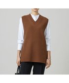 【アイシービー/iCB】の【洗える】ソフトカシミヤミックス ニットベスト コーヒー系|ID: prp329100004475303 ipo3291000000035633858