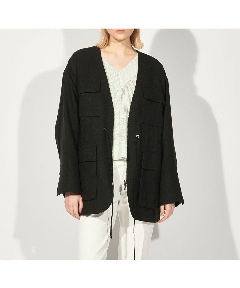 【ジョゼフ/JOSEPH】の【洗える】ライトキャンバス ブルゾン 人気、トレンドファッション・服の通販 founy(ファニー) 　ファッション　Fashion　レディースファッション　WOMEN　アウター　Coat Outerwear　ジャケット　Jackets　ブルゾン　Blouson/Jackets　キャンバス　Canvas　シャーリング　Shirring　ジャケット　Jacket　スピンドル　Spindle　バスケット　Basket　パッチ　Patch　フラップ　Flap　フロント　Front　ブルゾン　Blouson　ポケット　Pocket　夏　Summer　春　Spring　S/S・春夏　Ss・Spring/Summer　洗える　Washable　 other-1|ID: prp329100004475329 ipo3291000000031950949