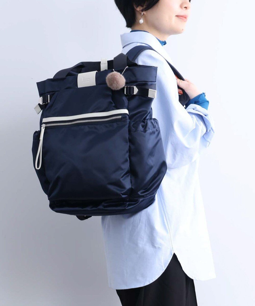【エースバッグズアンドラゲッジ/ACE BAGS & LUGGAGE】のKanana project PJ-16 リュックサック 17L 590g 11904 カナナ プロジェクト 軽い インテリア・キッズ・メンズ・レディースファッション・服の通販 founy(ファニー) 　ファッション　Fashion　レディースファッション　Ladies' Fashion Online　バッグ　Bag　抗菌　Antibacterial　軽量　Lightweight　サテン　Satin　チャーム　Charm　定番　Standard　フロント　Front　ベーシック　Basic　ポケット　Pocket　リュック　Ruck Sack　リラックス　Relax　エレガント 上品　Elegant　ネイビー|ID: prp329100004475335 ipo3291000000032676038