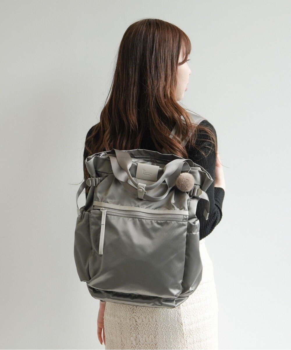 【エースバッグズアンドラゲッジ/ACE BAGS & LUGGAGE】のKanana project PJ-16 リュックサック 17L 590g 11904 カナナ プロジェクト 軽い インテリア・キッズ・メンズ・レディースファッション・服の通販 founy(ファニー) 　ファッション　Fashion　レディースファッション　Ladies' Fashion Online　バッグ　Bag　抗菌　Antibacterial　軽量　Lightweight　サテン　Satin　チャーム　Charm　定番　Standard　フロント　Front　ベーシック　Basic　ポケット　Pocket　リュック　Ruck Sack　リラックス　Relax　エレガント 上品　Elegant　グレージュ|ID: prp329100004475335 ipo3291000000032676039
