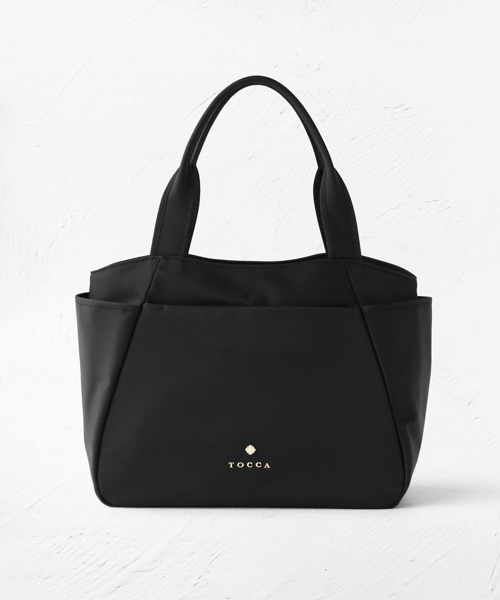 【トッカ/TOCCA】の【撥水】T-JARDIN NYLON M トートバッグ M インテリア・キッズ・メンズ・レディースファッション・服の通販 founy(ファニー) 　ファッション　Fashion　レディースファッション　Fashion for Women　バッグ　Bags　シンプル　Simple, Minimal　ジップ　Zip, Zipper　財布　Wallet, Purse　フォルム　Silhouette, Form　ポケット　Pocket, Pocket Detail　メタル　Metal, Metal Parts　A/W・秋冬　Autumn/Winter　冬　Winter / This Winter　2024年　2024　エレガント 上品　Elegant　ビジネス 仕事 通勤　Business / Work / Commuting　2024-2025秋冬・A/W　Autumn/Winter 2024–25 AW24–25　ブラック系|ID: prp329100004475341 ipo3291000000034556287