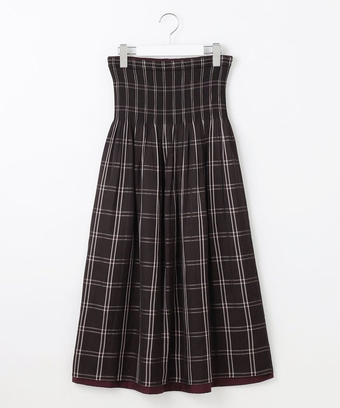 【自由区/JIYU-KU】の【WEB限定】キュプラジャカードリバーシブル スカート インテリア・キッズ・メンズ・レディースファッション・服の通販 founy(ファニー) https://founy.com/ ファッション Fashion レディースファッション Fashion for Women スカート Skirts シンプル Simple, Minimal ジャカード／ジャガード Jacquard, Woven Pattern チェック Check, Plaid, Tartan プリーツ Pleats, Pleated ランダム Random, Irregular リバーシブル Reversible, Two-Sided 無地 Plain, Solid Color A/W・秋冬 Autumn/Winter |ID: prp329100004475342 ipo3291000000033371617