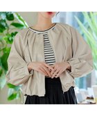 【ティアクラッセ/Tiaclasse】の【洗える】ソフトフェイクレザージップブルゾン ライトベージュ|ID: prp329100004475383 ipo3291000000031988957