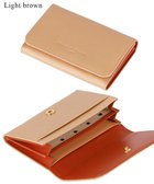 【ツモリチサト キャリー/tsumori chisato CARRY】のトリロジー 名刺入れ イタリアンレザー 日本製 人気、トレンドファッション・服の通販 founy(ファニー) ファッション Fashion レディースファッション WOMEN 財布 Wallets カードケース/名刺入れ Card Cases シンプル Simple 日本製 Made In Japan 財布 Wallet thumbnail ライトブラウン|ID: prp329100004475385 ipo3291000000031950856