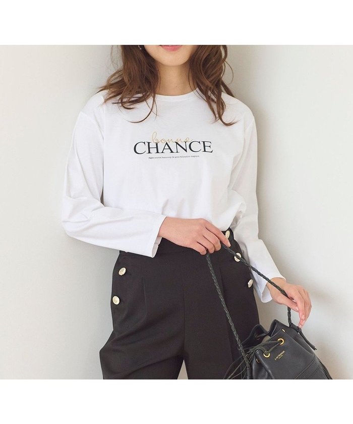 【フェルゥ/Feroux】の【洗える】プリントTシャツ インテリア・キッズ・メンズ・レディースファッション・服の通販 founy(ファニー) https://founy.com/ ファッション Fashion レディースファッション WOMEN トップス・カットソー Tops/Tshirt シャツ/ブラウス Shirts/Blouses ロング / Tシャツ T-Shirts カットソー Cut and Sewn カットソー Cut And Sew シンプル Simple ツイード Tweed トレンド Trend プリント Print ミックス Mix 今季 This Season 洗える Washable A/W・秋冬 Aw・Autumn/Winter・Fw・Fall-Winter |ID: prp329100004475441 ipo3291000000031975752