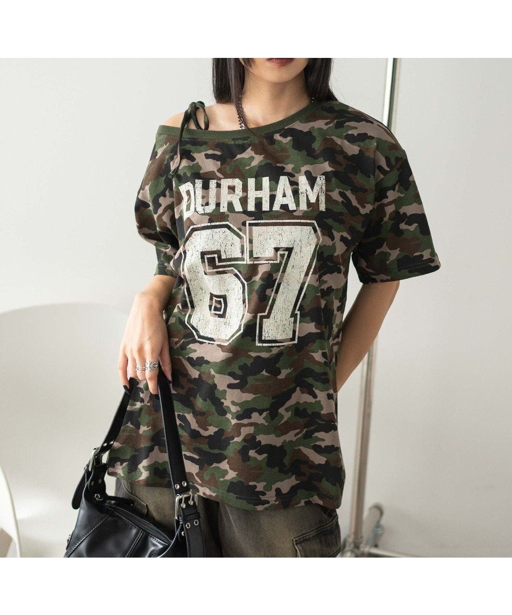 【ウィゴー/WEGO】の2WAYグラフィックワンショルBIGT インテリア・キッズ・メンズ・レディースファッション・服の通販 founy(ファニー) 　ファッション　Fashion　レディースファッション　WOMEN　トップス・カットソー　Tops/Tshirt　シャツ/ブラウス　Shirts/Blouses　ロング / Tシャツ　T-Shirts　カットソー　Cut and Sewn　インナー　Inner　ウォッシュ　Wash　春　Spring　カットソー　Cut And Sew　スマホ　Smartphone　デニム　Denim　トレンド　Trend　半袖　Short Sleeve　リボン　Ribbon　レース　Race　ワンショル　One Shoulder　S/S・春夏　Ss・Spring/Summer　再入荷　Restock/Back In Stock/Re Arrival　NEW・新作・新着・新入荷　New Arrivals　おすすめ　Recommend　夏　Summer　柄4|ID: prp329100004475655 ipo3291000000032176335