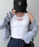 【ウィゴー/WEGO】の【カップ付きインナー】グラフィックカップ付きリブタンク 柄10|ID: prp329100004475673 ipo3291000000032589115