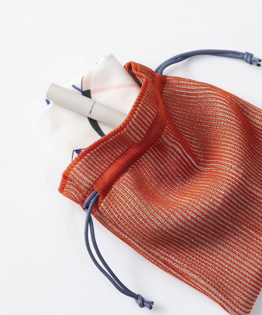 【トリコテ/Tricote】の【en】ラメリブポーチ インテリア・キッズ・メンズ・レディースファッション・服の通販 founy(ファニー) 　ファッション　Fashion　レディースファッション　WOMEN　財布　Wallets　ポーチ　Pouches　ポーチ　Pouch　財布　Wallet　65ORANGE|ID: prp329100004475707 ipo3291000000032371442
