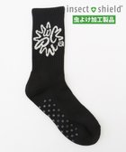 【ピーダブリュサーキュラス/PW CIRCULUS】の【虫よけ加工】【WOMEN】サークルロゴ ミドルソックス ブラック系|ID: prp329100004475732 ipo3291000000031936271