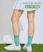 【ピーダブリュサーキュラス/PW CIRCULUS】の【虫よけ加工】【WOMEN】サークルロゴ ミドルソックス ブルー系|ID: prp329100004475732 ipo3291000000031936273