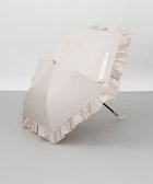 【アウロラ/AURORA】のJILL STUART(ジル スチュアート)ストライプフリル晴雨兼用パラソル(折りたたみ傘) ベージュ|ID: prp329100004475788 ipo3291000000032505746